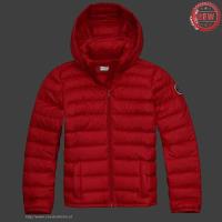 heren abercrombie fitch hooded donsjassen rood Echt Goedkoop 5l0um821